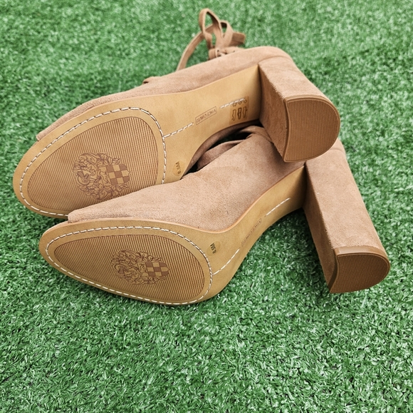 Vince Camuto Women's Lace-up Suede Heels - Picture 9 of 10